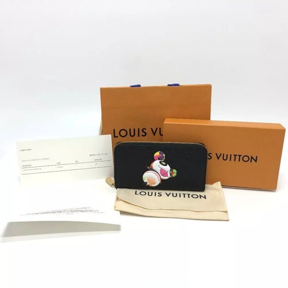 LOUIS VUITTON M14160 Japan exclusive Zippy-wallet Murakami Takashi Panda Wallet - Picture 1 of 15